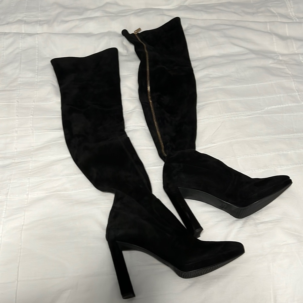 Stewart weitzman over the knee suede boots